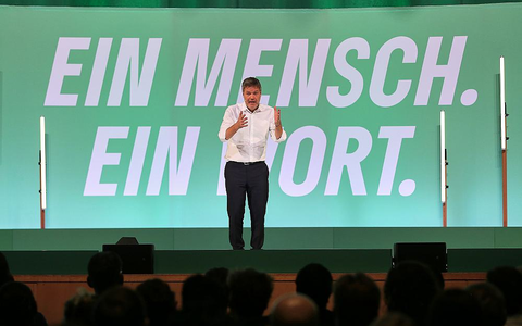 Robert Habeck im Wahlkampf am 10.02.2025 - Foto: über dts Nachrichtenagentur