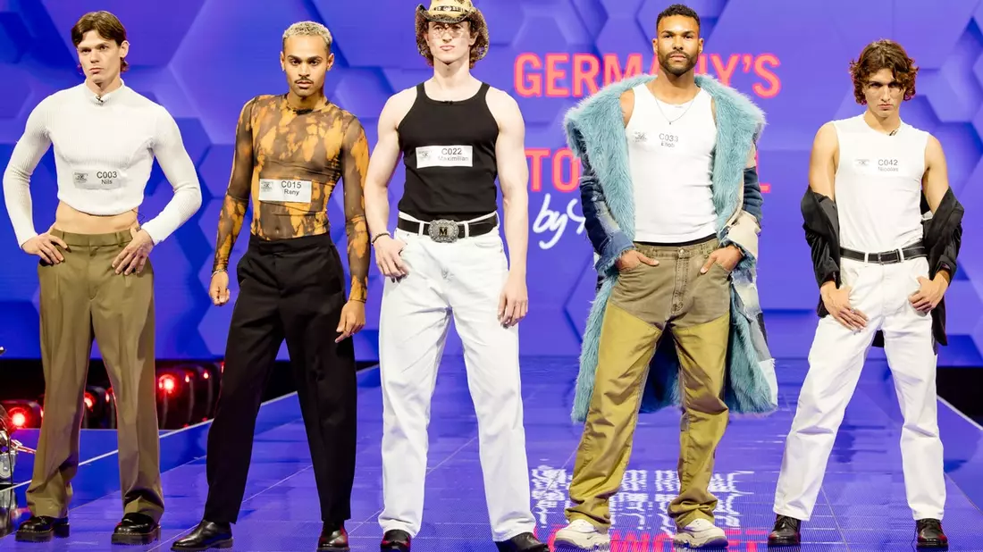 Nils Rany Maximilian Eliob Nico S. Germany's Next Topmodel - by Heidi Klum - Bild: ProSieben/Nadine Rupp, presseportal.de