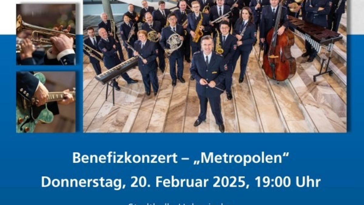 POL-HM: Benefizkonzert des Polizeiorchesters in der Stadthalle Holzminden - Foto: presseportal.de