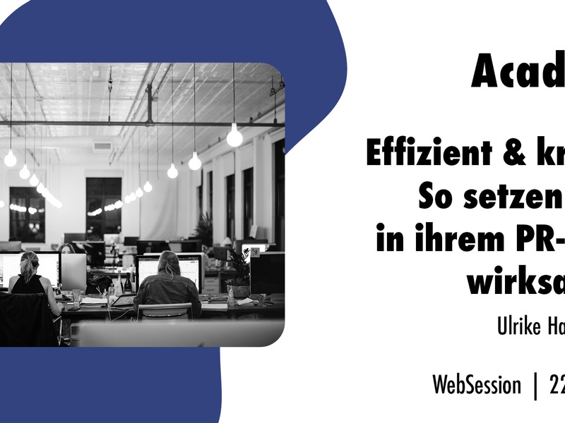 Effizient & kreativ: So setzen Sie KI in Ihrem PR-Alltag wirksam ein / Ein Webinar in der Academy von news aktuell - Foto: presseportal.de