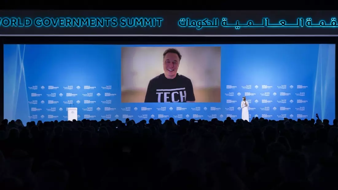 World Governments Summit in Dubai: Elon Musk will effiziente Regierung; Innovation als Treiber von Reformen - Bild: presseportal.de