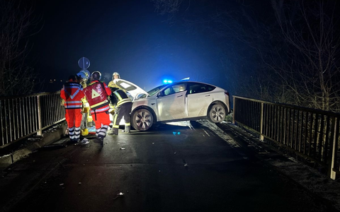 POL-COE: Olfen, K8/ Unfall auf der Steverbrücke - Foto: presseportal.de