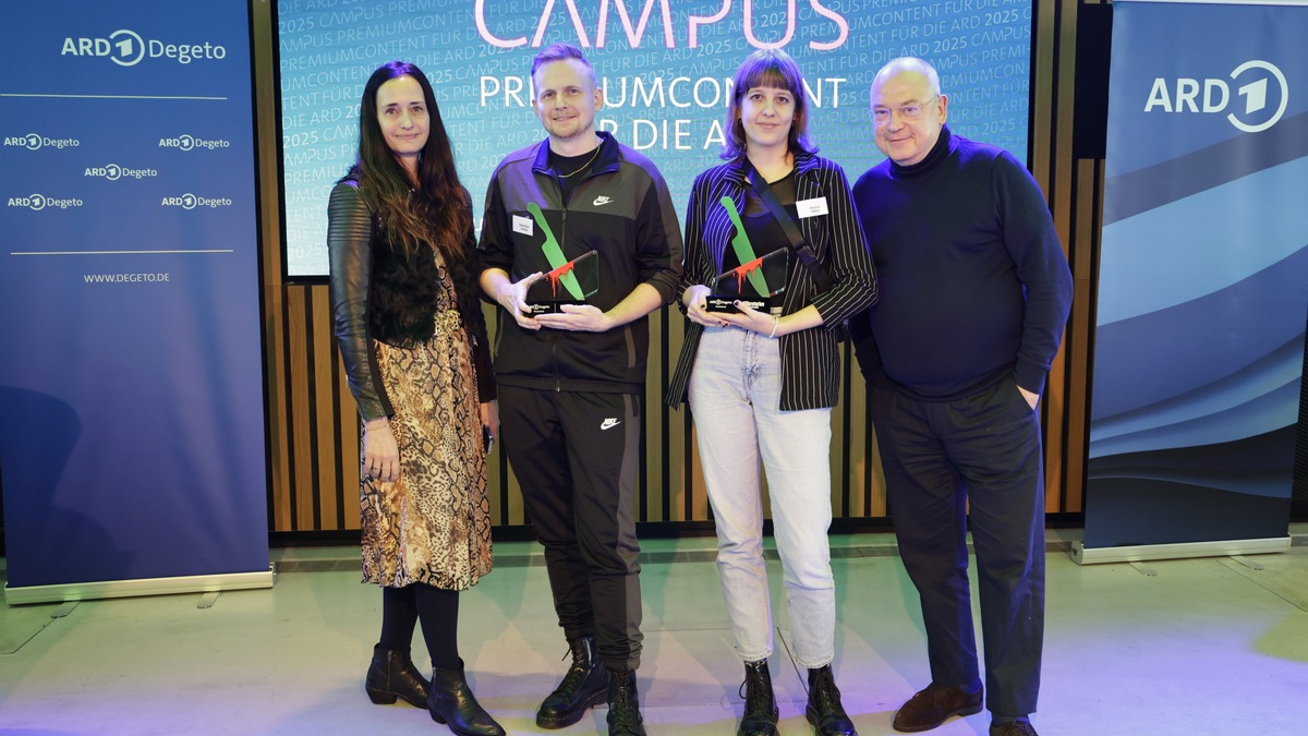 KILLERSTORIES SERIES AWARD: Sebastian Herbst und Jessica Hölzl gewinnen Nachwuchspreis von ARD Degeto Film und ARD Mediathek - Foto: presseportal.de