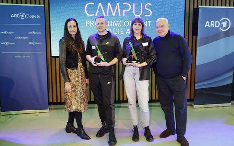 KILLERSTORIES SERIES AWARD: Sebastian Herbst und Jessica Hölzl gewinnen Nachwuchspreis von ARD Degeto Film und ARD Mediathek - Foto: presseportal.de