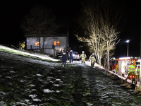 FF Olsberg: Verpuffung in Pelletofen sorgt für Großeinsatz in Olsberg - Foto: presseportal.de