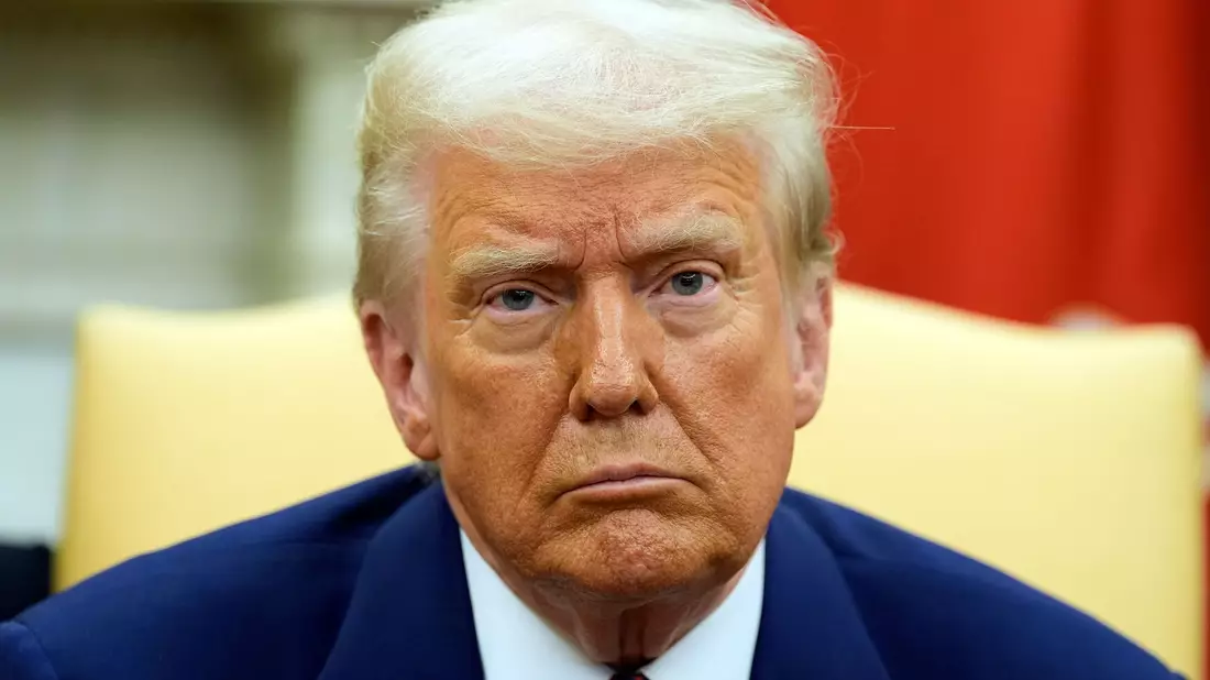 US-Präsident Trump hat die Freilassung aller Geiseln gefordert, will die Entscheidung aber Israel überlassen. (Archivbild)  - Bild: Alex Brandon/AP/dpa