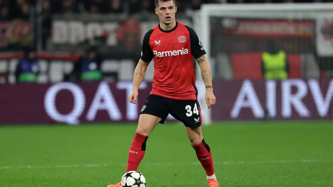 Stratege mit großer Übersicht: Granit Xhaka. - Bild: Rolf Vennenbernd/dpa