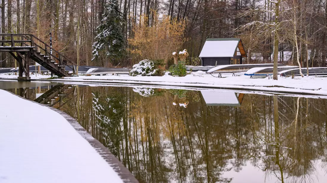 Kalt und frostig zeigt sich das Wetter. - Bild: Patrick Pleul/dpa/ZB
