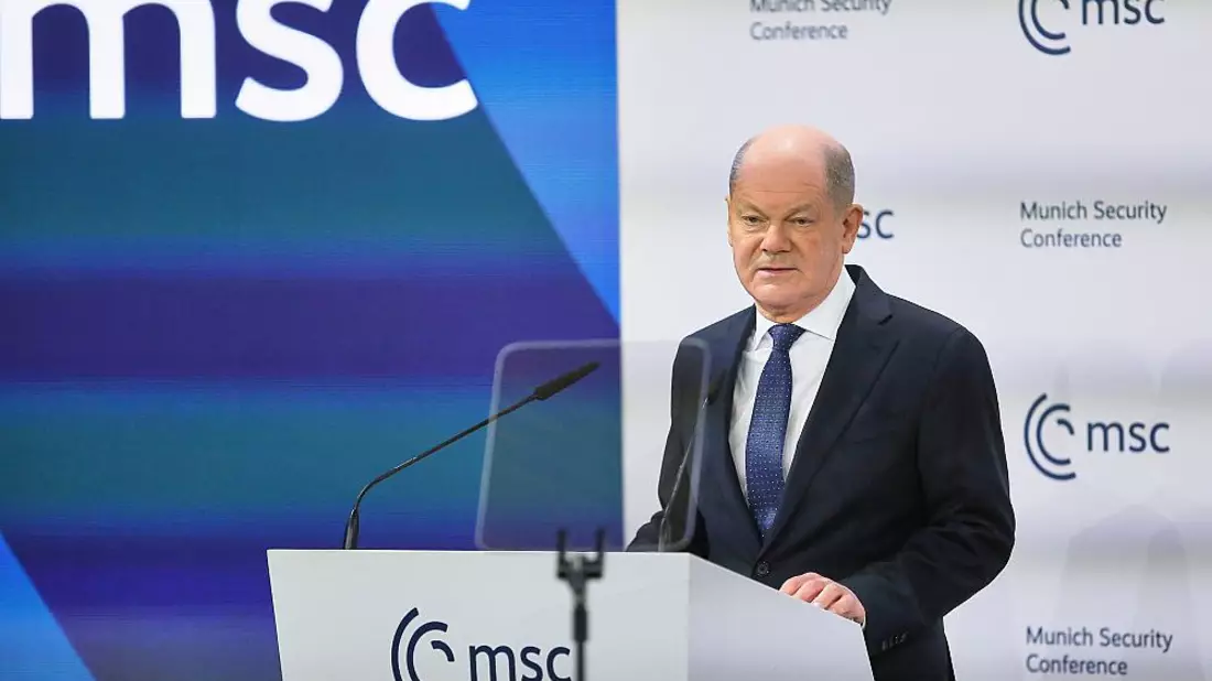 Olaf Scholz am 15.02.2025 - Bild: über dts Nachrichtenagentur