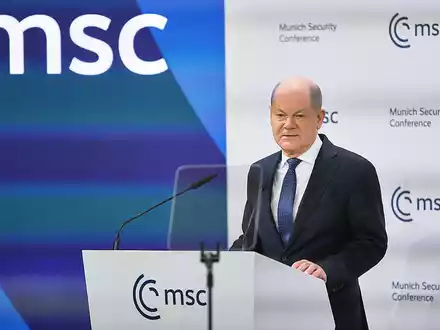 Olaf Scholz am 15.02.2025 - Foto: über dts Nachrichtenagentur