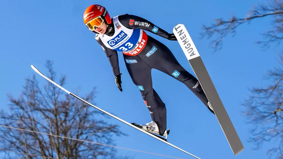 Selina Freitag wird Zweite in Ljubno. - Bild: David Inderlied/dpa
