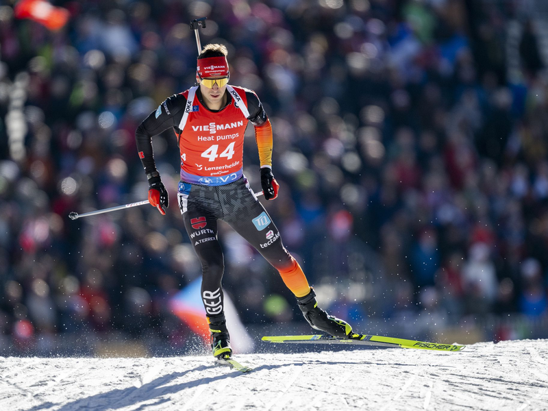 Auch Philipp Horn enttäuscht am Schießstand.  - Foto: Gian Ehrenzeller/KEYSTONE/dpa