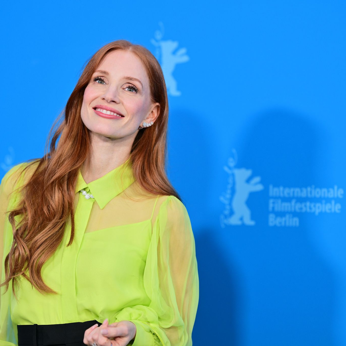 Jessica Chastain wird auf der Berlinale politisch. - Foto: Sebastian Christoph Gollnow/dpa