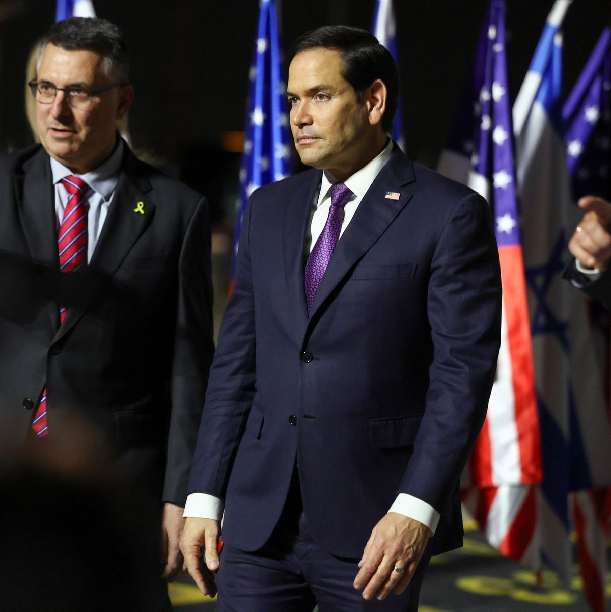 US-Außenminister Rubio ist zu Gesprächen in Israel eingetroffen.  - Foto: Evelyn Hockstein/POOL Reuters/AP/dpa