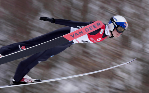 Bester Deutscher auf Rang neun: Andreas Wellinger. - Foto: Uncredited/Kyodo News/AP/dpa