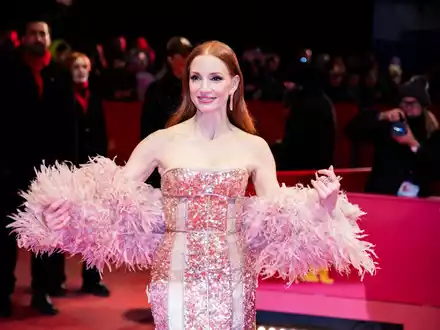 Jessica Chastain wünscht Rasoulofs Film ein großes Publikum.  - Foto: Christoph Soeder/dpa