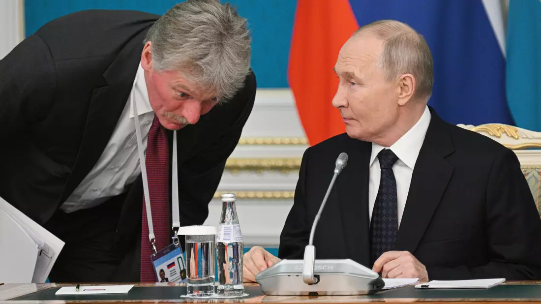 Kremlsprecher Peskow sieht einen Wendepunkt mit dem Anruf Trumps an Putin erreicht. (Archivbild) - Bild: Ramil Sitdikov/Pool Sputnik Kremlin/AP/dpa