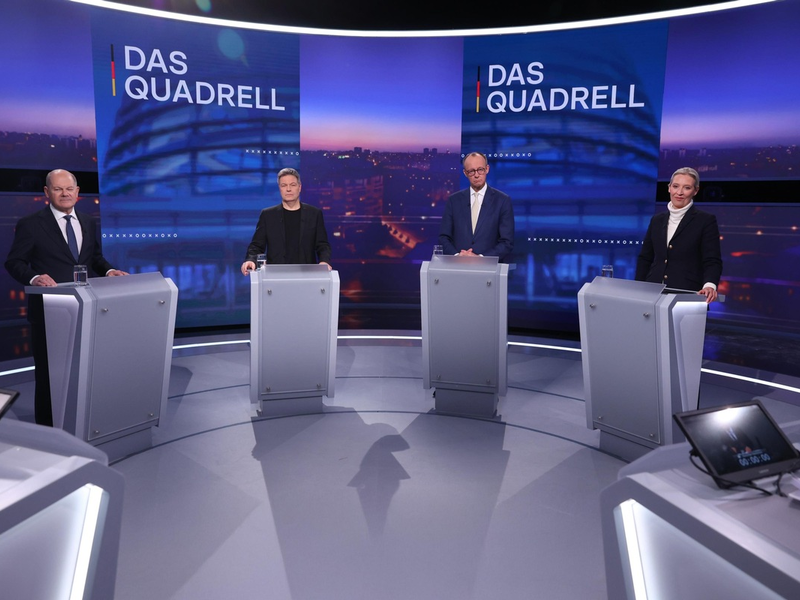 Forsa-Umfrage zum Quadrell / Zuschauer sehen Friedrich Merz als Sieger - Foto: presseportal.de