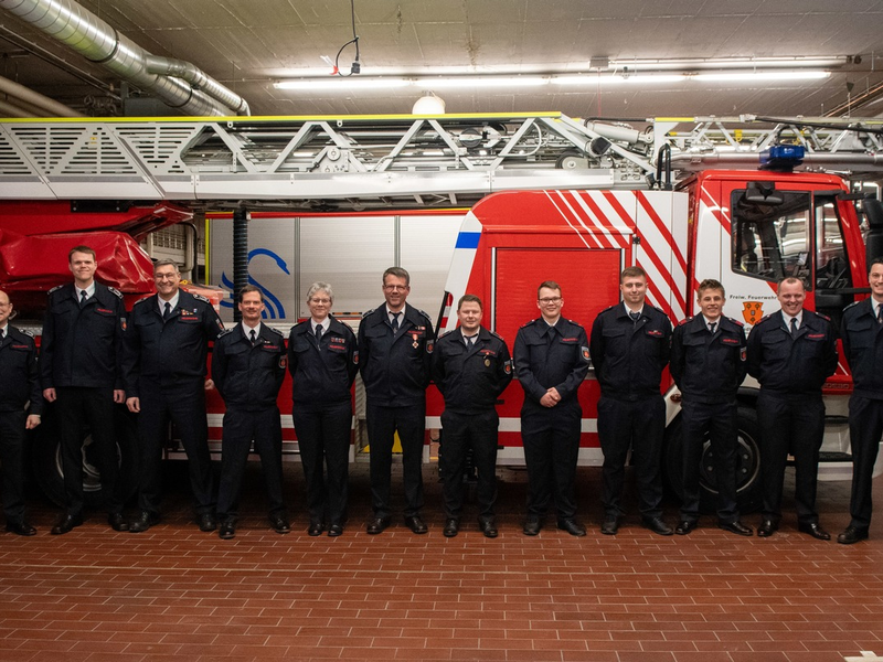 FW-KLE: Jahreshauptversammlung des Löschzugs Kleve: Ehrungen, Beförderungen und ein besonderes Jubiläumsjahr - Foto: presseportal.de