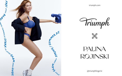 Die Everyday Styles aus der Triumph x Palina Rojinski ,,Cosmic Heartbeat Kollektion - Foto: presseportal.de
