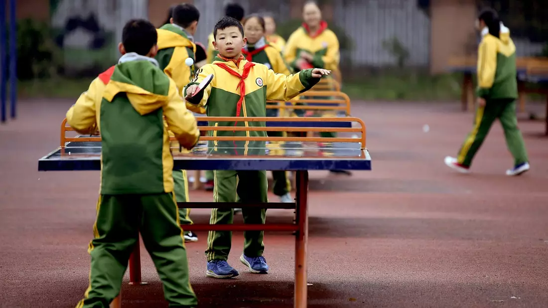 In China sollen Kinder mehr Sport in der Schule treiben. (Archivbild) - Bild: Britta Pedersen/dpa-Zentralbild/ZB