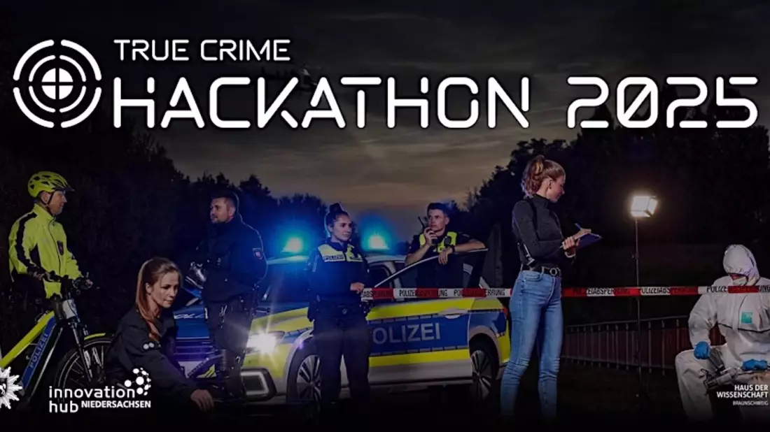 ZPD: True Crime Hackathon der Polizei Niedersachsen / Einladung (geeignet für Foto- und Filmaufnahmen) - Bild: presseportal.de