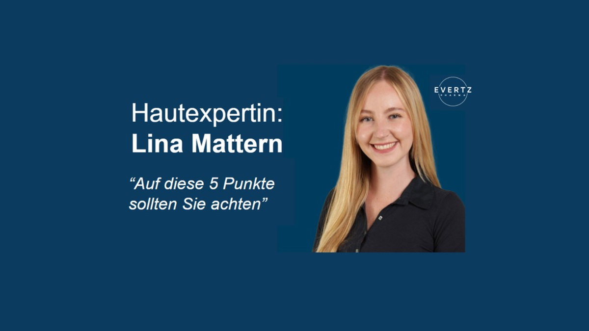 Lina Mattern von Evertz Pharma enthüllt: 5 Beauty-Tricks, die kaum einer kennt - Foto: presseportal.de