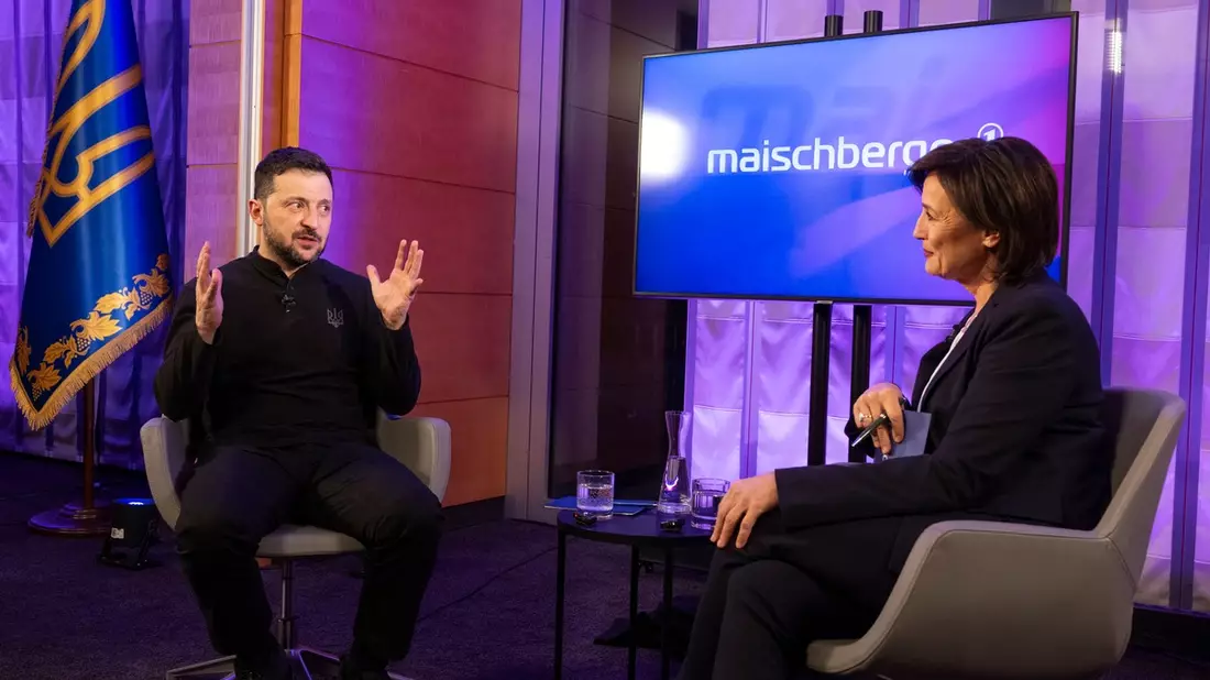 Selenskyj warnt bei „maischberger“: Ukraine könnte zweites Afghanistan werden - Bild: presseportal.de