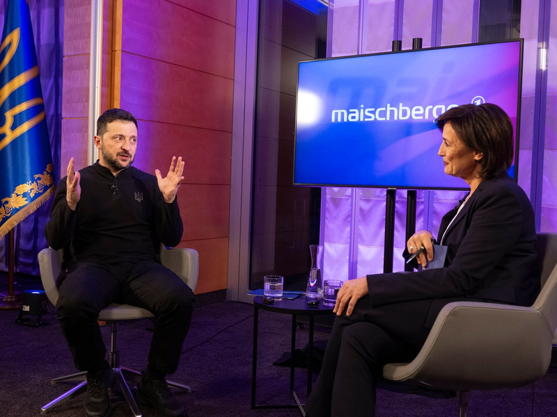 Selenskyj warnt bei „maischberger“: Ukraine könnte zweites Afghanistan werden - Foto: presseportal.de