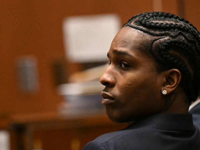Steht aktuell vor Gericht: US-Rapper Asap Rocky. (Archivbild) - Foto: Patrick T. Fallon/AFP Pool via AP/dpa
