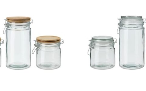 Rückruf: Glasaufbewahrungsdosen 3er-Set mit Metallverschluss der Marke Crofton - Foto: presseportal.de