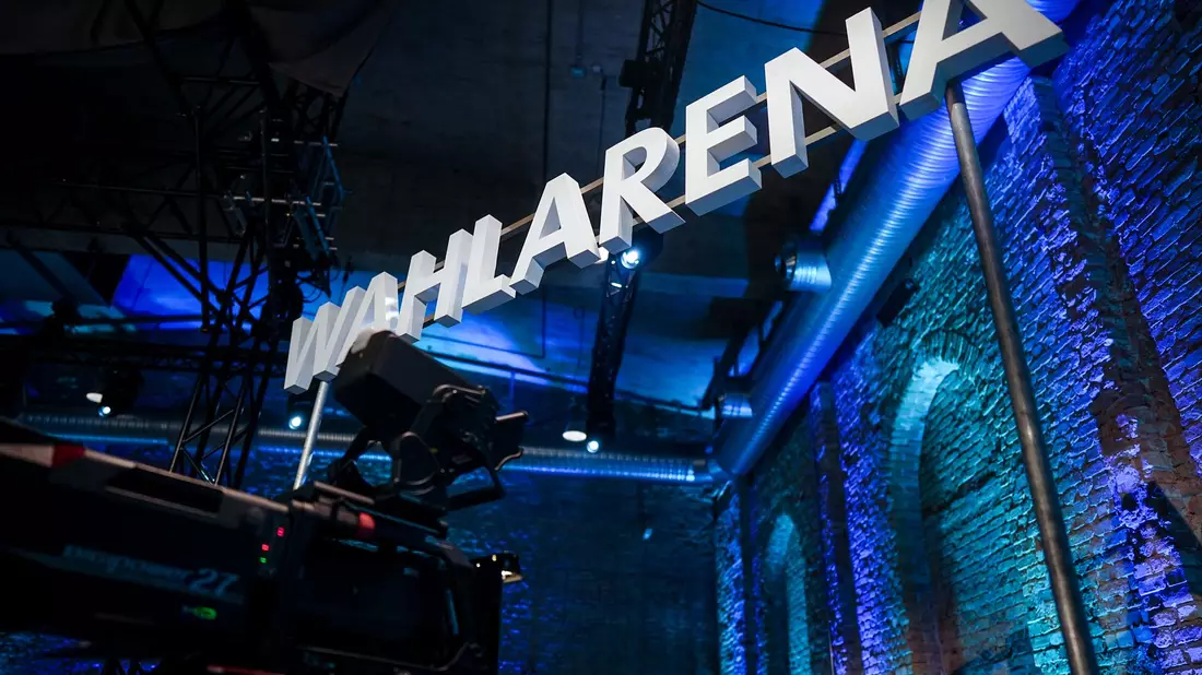 Robert Habeck, Kanzlerkandidat der Grünen, ist in der «Wahlarena» als Letzter an der Reihe. - Bild: Kay Nietfeld/dpa