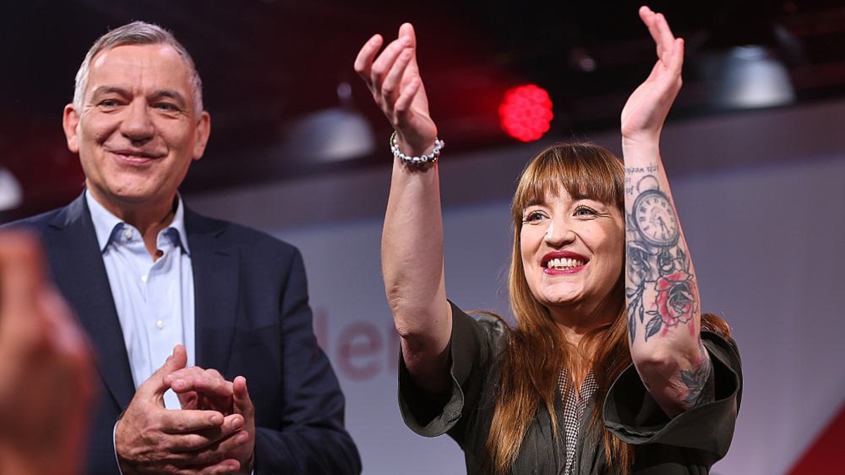 Jan van Aken und Heidi Reichinnek (Archiv) - Foto: über dts Nachrichtenagentur