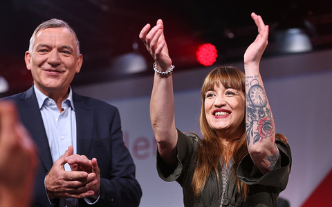 Jan van Aken und Heidi Reichinnek (Archiv) - Foto: über dts Nachrichtenagentur