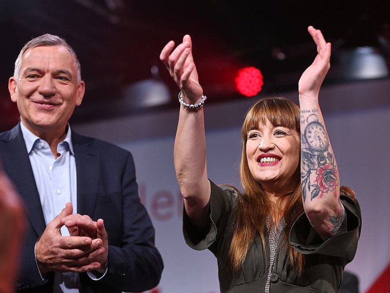 Jan van Aken und Heidi Reichinnek (Archiv) - Foto: über dts Nachrichtenagentur