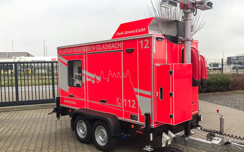 FW-GL: Feuerwehr Bergisch Gladbach beschafft mobilen Stromerzeuger zur Krisenvorsorge - Foto: presseportal.de