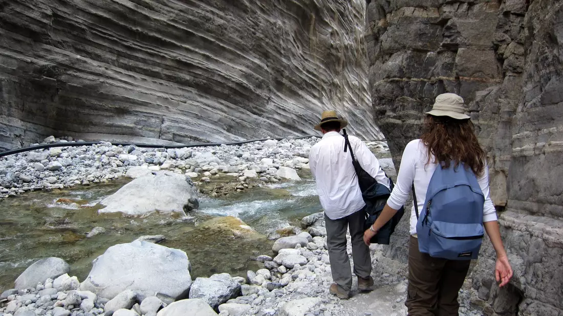 An engen Stellen der Schlucht kann das Wasser im Winter meterhoch steigen. (Archivbild) - Bild: picture alliance / dpa-tmn