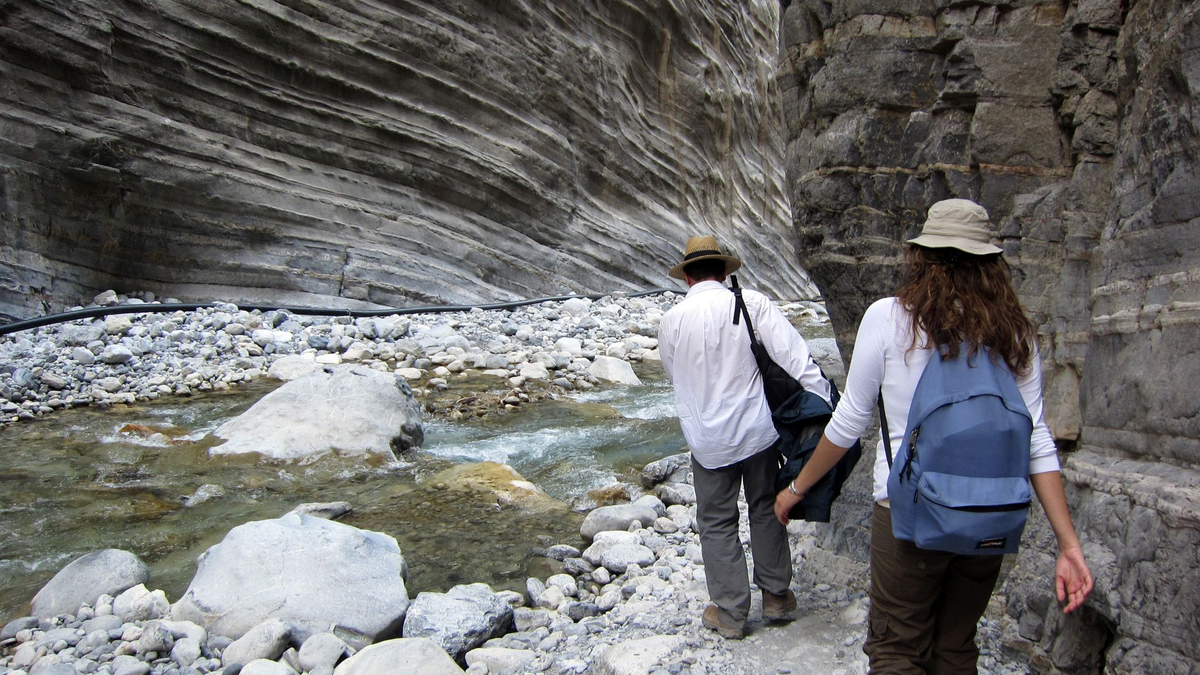 An engen Stellen der Schlucht kann das Wasser im Winter meterhoch steigen. (Archivbild) - Foto: picture alliance / dpa-tmn
