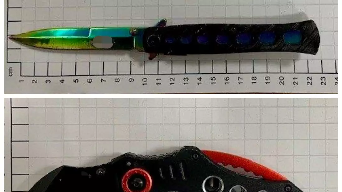 BPOL NRW: Bundespolizei stellt verbotene Messer im Hbf Dortmund sicher - Bild: presseportal.de