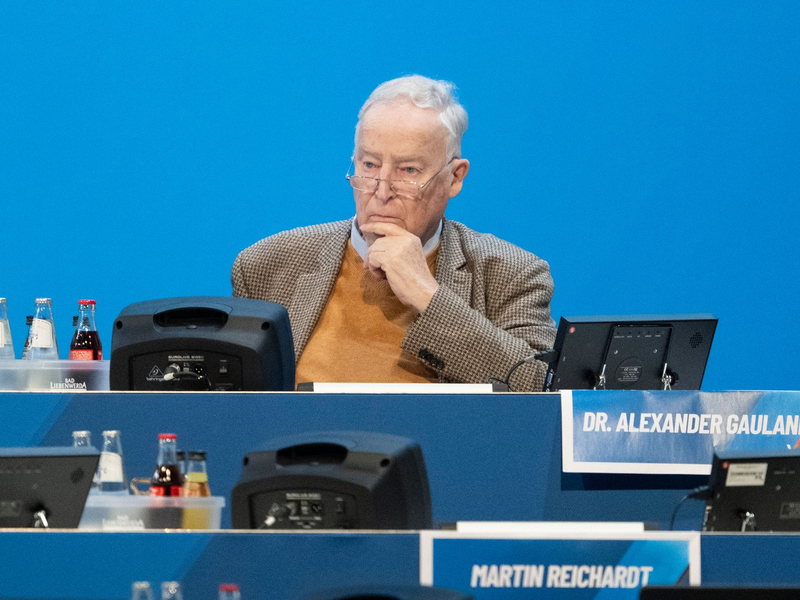 Gauland widerspricht Weidel. (Archivbild) - Foto: Sebastian Kahnert/dpa