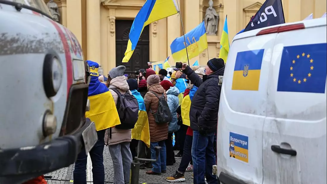 Pro-Ukraine-Demo (Archiv) - Bild: über dts Nachrichtenagentur