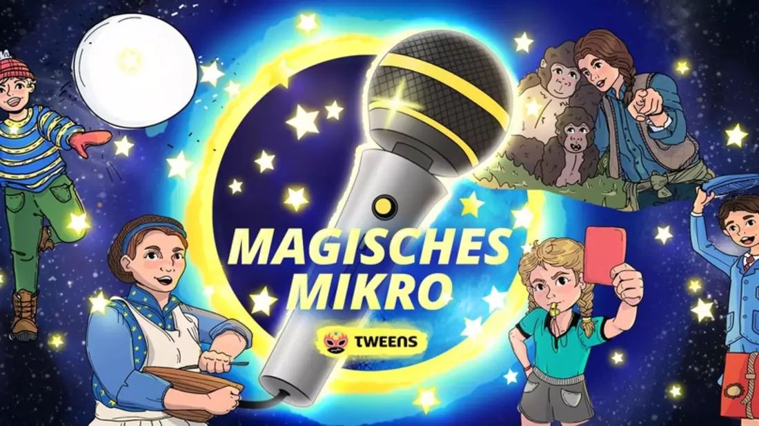 Fünf neue Folgen des MDR-TWEENS Zeithüpfpodcasts „Magisches Mikro“ - Bild: presseportal.de
