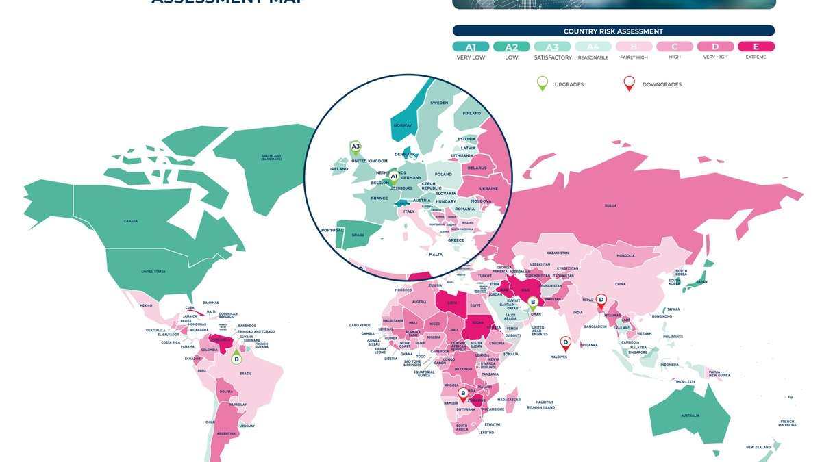 Coface Barometer: Was bringt das Wirtschaftsjahr 2025? / UK und Luxemburg mit verbessertem Länderrisiko - Foto: presseportal.de