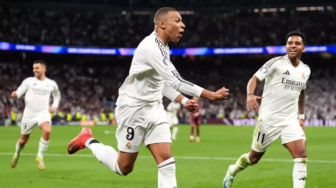 Schlug Manchester City fast im Alleingang: Kylian Mbappé - Bild: John Walton/PA Wire/dpa