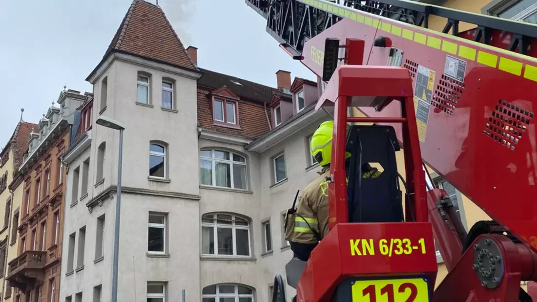 FW Konstanz: Kaminbrand - Bild: presseportal.de