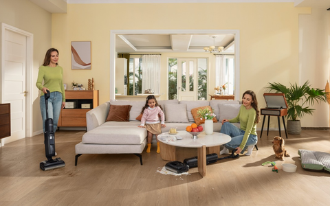 Smarter Haushalt: Mit dem neuen FLOOR ONE S7 STRETCH Ultra von Tineco wird die Bodenpflege zum Kinderspiel - Foto: presseportal.de