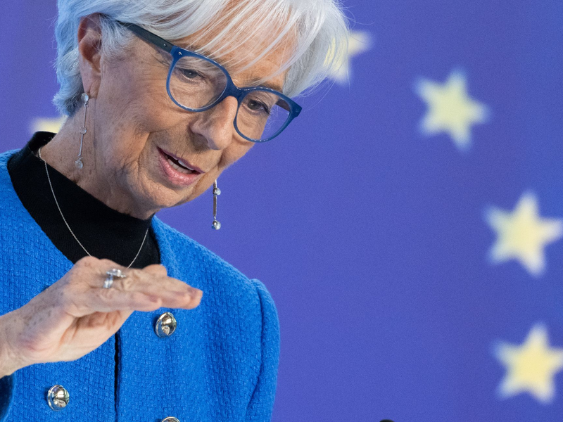EZB-Entscheidung: Leitzinsen im Euroraum sinken weiter (Archivbild) - Foto: Boris Roessler/dpa