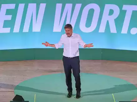 Robert Habeck im Wahlkampf (Archiv) - Foto: über dts Nachrichtenagentur