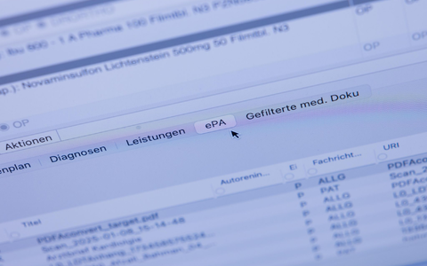 Seit dem 15. Januar erhalten alle Kassenpatienten eine ePA - außer sie widersprechen. (Archivbild) - Foto: Rolf Vennenbernd/dpa-Pool/dpa