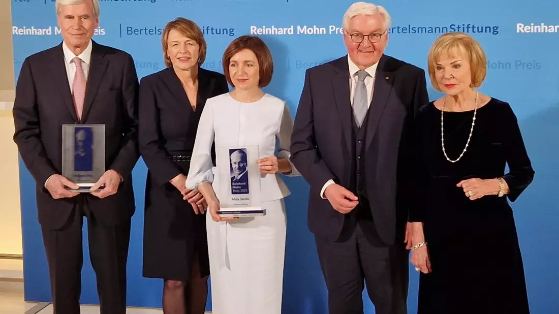Für Frieden brauchen wir auch eine intakte Umwelt / Reinhard Mohn-Preis verliehen - Verbindungen zur DBU - Bild: presseportal.de